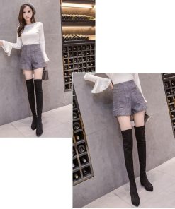 ショートパンツ | レディース 秋物 無地 可愛い パンツ ボトムス 秋冬 ショート丈 20代30代 40代50代 大人 女っぽい