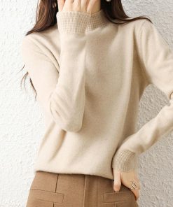 ニット・セーター | プチハイネックニットトップス レディース