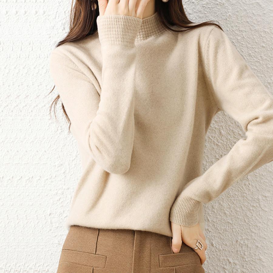 ニット・セーター | プチハイネックニットトップス レディース