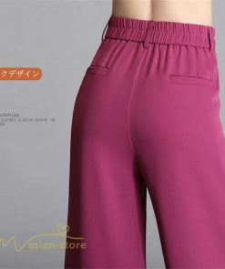 ワイドパンツ | レディース パンツ ボトムス ズボン ハイウエストパンツ 体型カバー ストレート ロングパンツ ゆったり 春夏 美脚 お洒落 カジュアル