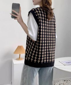 ニット・セーター | ニットベスト Vネック レディースニット