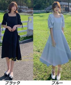 マキシ | ワンピース レディース 春夏 半袖ワンピース 40代 キレイめ ロングワンピース 無地 Aラインワンピース ゆったり 韓国風 着痩せ シンプル カジュアル オシャレ