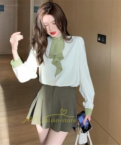 シャツ・ブラウス | ブラウス レディース 長袖 ブラウスシャツ ボウタイ フォーマル チュニック 大人 春 夏 春夏 フォーマル スーツ トップス 20代 30代 2022作 OL 高級感 母 ママ