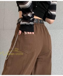 ワイドパンツ | レディース ロング丈 ストリート風 ロングパンツ シンプル 秋冬コーデ 体型カバー ウエストゴム お出かけ ポケット ハイウエスト ゆったり