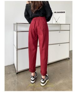 チノ・テーパード・ジョガー・スキニーパン | テーパードパンツ パンツ レディース ボトムス ストレッチ 美脚 コットン ハイウエスト 快適 楽チン 体型カバー 着痩せ 買い物 運動 部屋着 お出かけ スポーツ