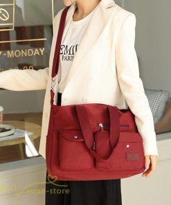 女性用バッグ | バッグ レディースバッグ ショルダーバッグ 大容量 鞄 撥水加工 ナイロン製 2way 肩掛け 斜めがけ 手提げ ハンドバッグ 6色 ショルダー シンプル 通勤 通学