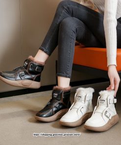 ブーツ | ムートンモカシン 冬靴 レディース 裏起毛 暖かい もこもこ 痛くない 人気 防寒 黒 白 冬 痛くない 歩きやすい 秋 おしゃれ