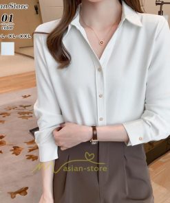 シャツ・ブラウス | ブラウス レディース 長袖 フォーマル 白 オフィス 無地 シャツ ビジネス おしゃれ 入学式 卒業式 20代30代40代50代 カジュアル 面接 通勤通学 人気 きれいめ