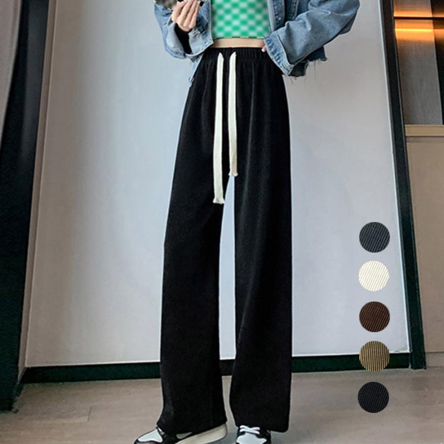 ワイドパンツ | コーデュロイ韓国レディース