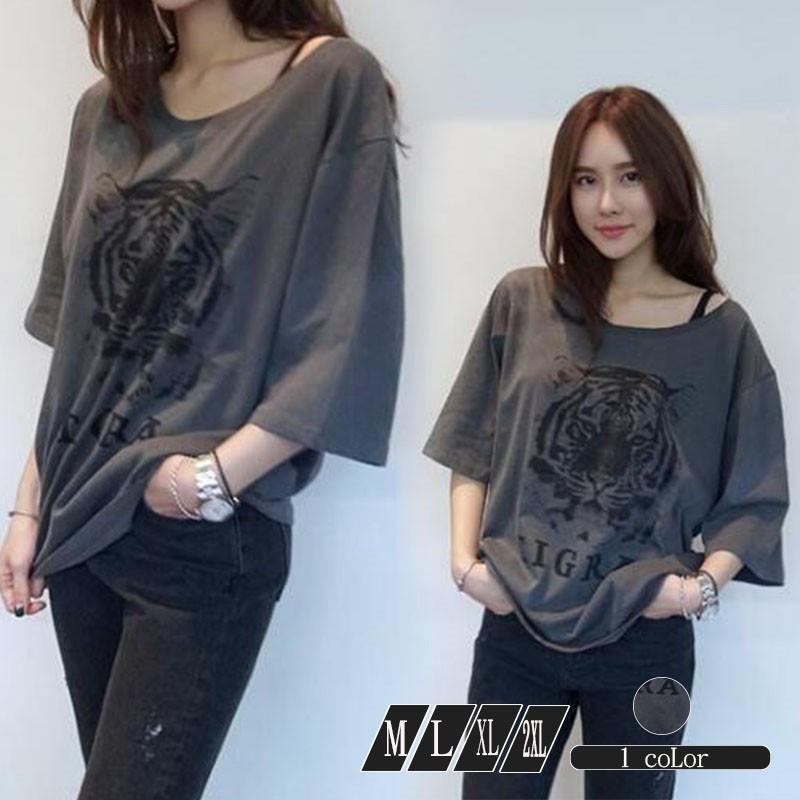 tシャツ・カットソー | Tシャツ レディーストップスTシャツ ゆったりTシャツ 可愛い カジュアル 半袖 M L XL XXL おしゃれ コットン上着 柔らか 通学通勤 学院 肌触り良さ 2020春夏