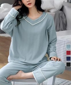 インナー・ルームウェア | 長袖 ルームウェア 上下セット 韓国風