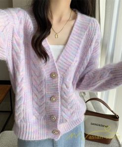 カーディガン | 2022秋冬ニットアウター レディース ニットニット セーター 長袖 羽織り フロントボタン 可愛い トップス 通学通勤 20代40代