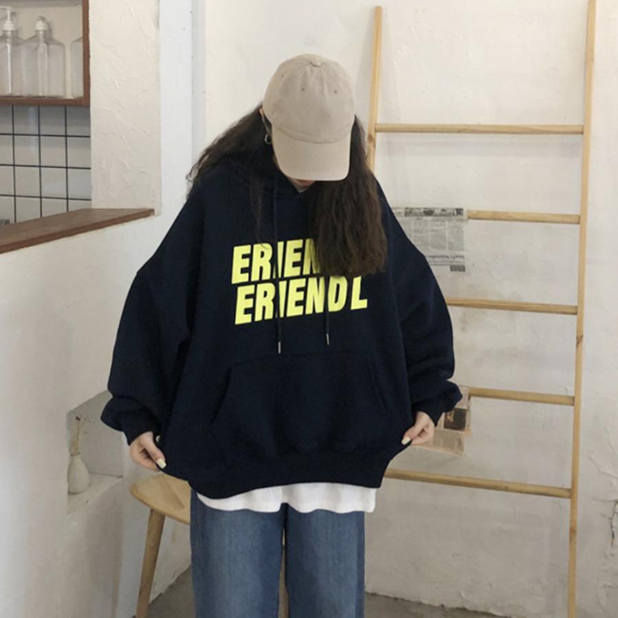 パーカ | パーカー レディース裏起毛ロゴスウェット