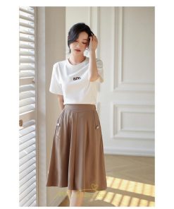 スカート | ひざ丈 レディース フレアミディアム春 秋 冬 大人 体型カバー 20代 30代 40代 OL ママ お出かけ デート 通勤 フェミニン 母