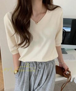tシャツ・カットソー | Tシャツ レディース 半袖 トップス カジュアル Tシャツ 大きい ゆるTシャツ ゆるカットソー Vネック 20代30代40代50代 上品 上品 お出かけ 通勤通学 着回し