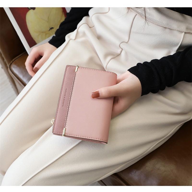 セール | 財布 二つ折り ウォレット 女性用財布 さいふ 小さいウォレット 小銭入れ 軽量コンパクト二つ折りサイフ 可愛い カード使いやすいミニ財布ポーチ