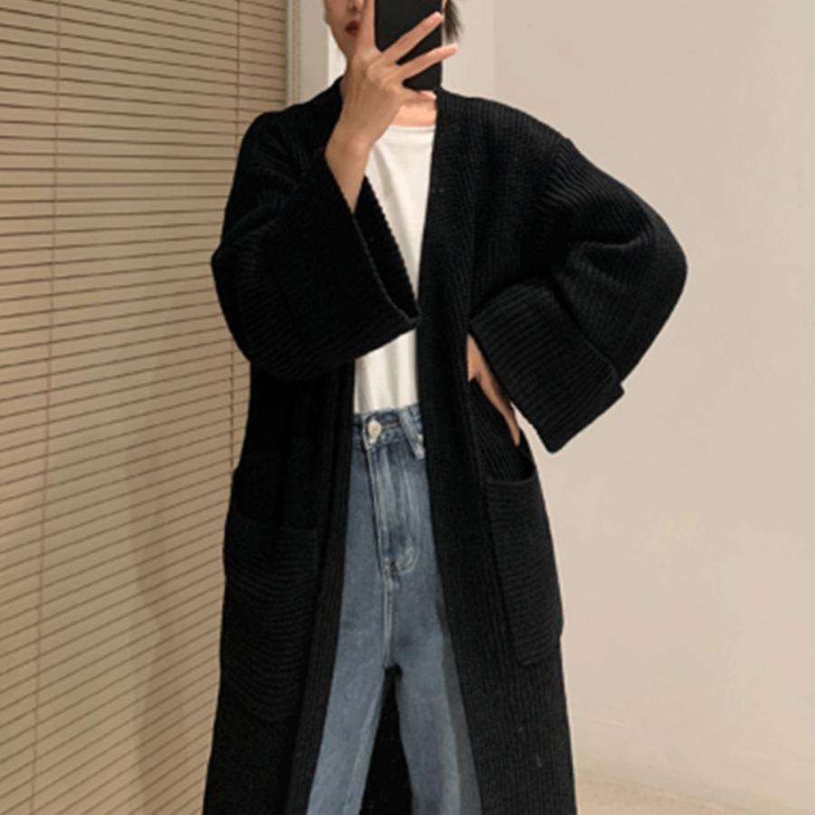 カーディガン | ロング ニットレディース