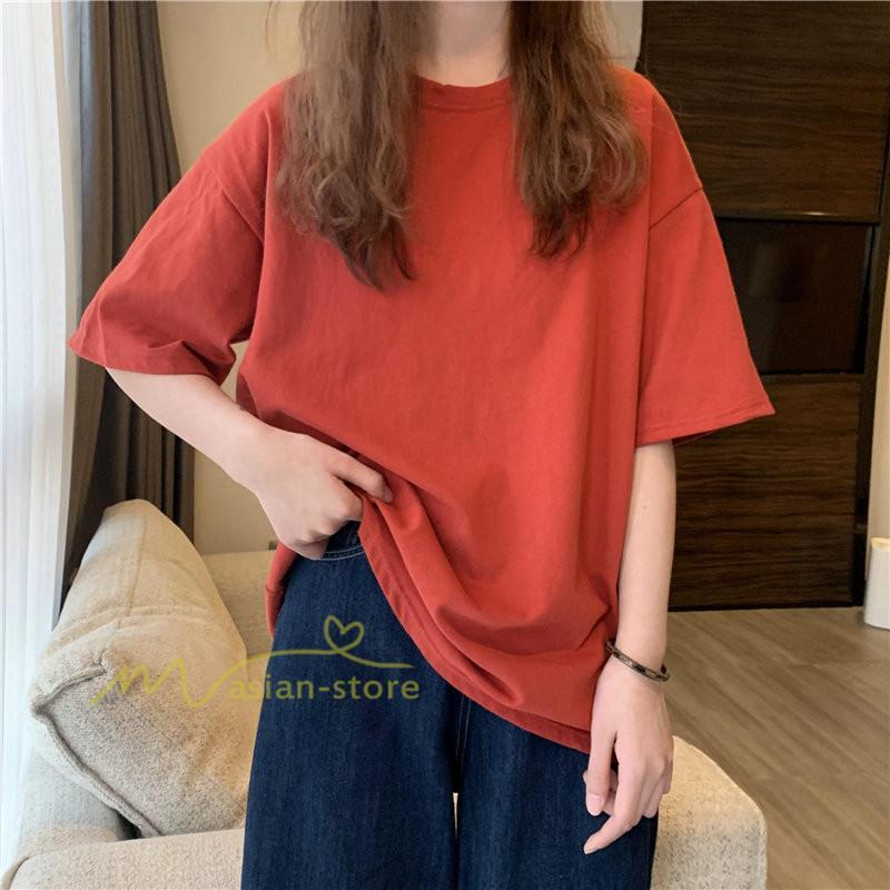 tシャツ・カットソー | Tシャツ レディース 半袖 春 夏 秋 トップス カットソー カジュアル シンプル ゆったり 20代30代40代50代 体型カバー 通勤通学 着回し 無地人気 お出かけ 上品