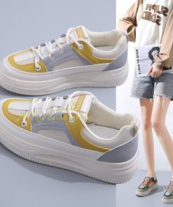 スニーカー | スニーカー　レディース レディースシューズ ローカット 靴 フラットシューズ ぺたんこ ウォーキングシューズ 厚底スニーカー Pu革 厚底靴 歩きやすい 美脚