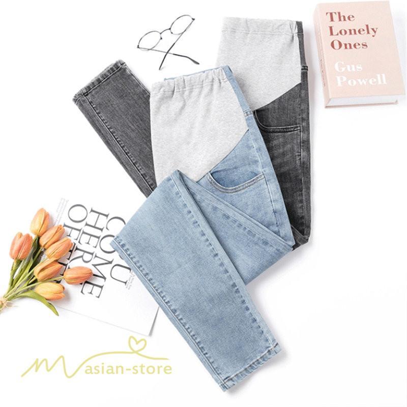パンツ レギンス | マタニティ パンツ レディース ボトムス デニムパンツ ジーンズ デニム テーパードパンツ マタニティパンツ ロングパンツ 大きいサイズ ウエスト調整 春