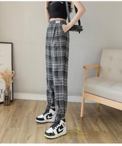 チノ・テーパード・ジョガー・スキニーパン | ジョガーパンツ レディース パンツ スウェット ジャージ ストレッチ ズボン スポーツ トレーニング チェック柄 高見え 細見え 秋 夏 冬 運動 春
