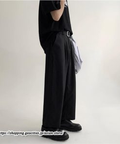 スラックス | パンツ ビジネスパンツ ワイドパンツ 無地 20代 30代 メンズ ゆったり 春 秋 冬 薄手 カジュアル 40代 オフィス フォーマル 50代 大きいサイズ