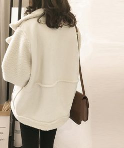 ジャケット・ブルゾン | 切替ムートンジャケット 韓国風 冬物