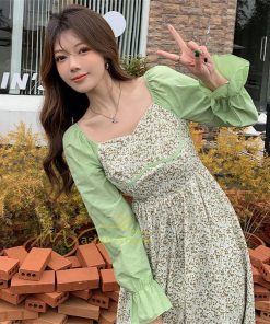 マキシ | ワンピース レディース ゆったり 長袖 オシャレ 呼ばれ 韓国風 二次会 同窓会 通勤 ロング丈 新春 カジュアル 体型カバー 20代30代40代 着痩せ きれいめ ロング