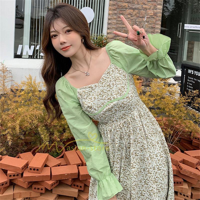 マキシ | ワンピース レディース ゆったり 長袖 オシャレ 呼ばれ 韓国風 二次会 同窓会 通勤 ロング丈 新春 カジュアル 体型カバー 20代30代40代 着痩せ きれいめ ロング