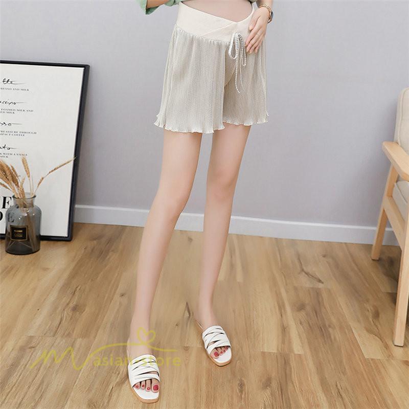 ショートパンツ | マタニティウェア パンツ マタニティパンツ サマーパンツ 夏 部屋着 カジュアル レディース ゆったり ウエスト調整 妊婦 マタニティ おしゃれ 大きいサイズ