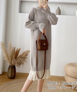 ワンピース | ニット ドッキングカジュアル