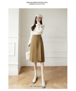 スカート | ミモレ丈ひざ丈レディース 無地 きれいめ 30代 40代 50代 着やせ 上品 通勤 通学 ラシャ 通勤 キレイめ 2022新作 暖か 秋冬