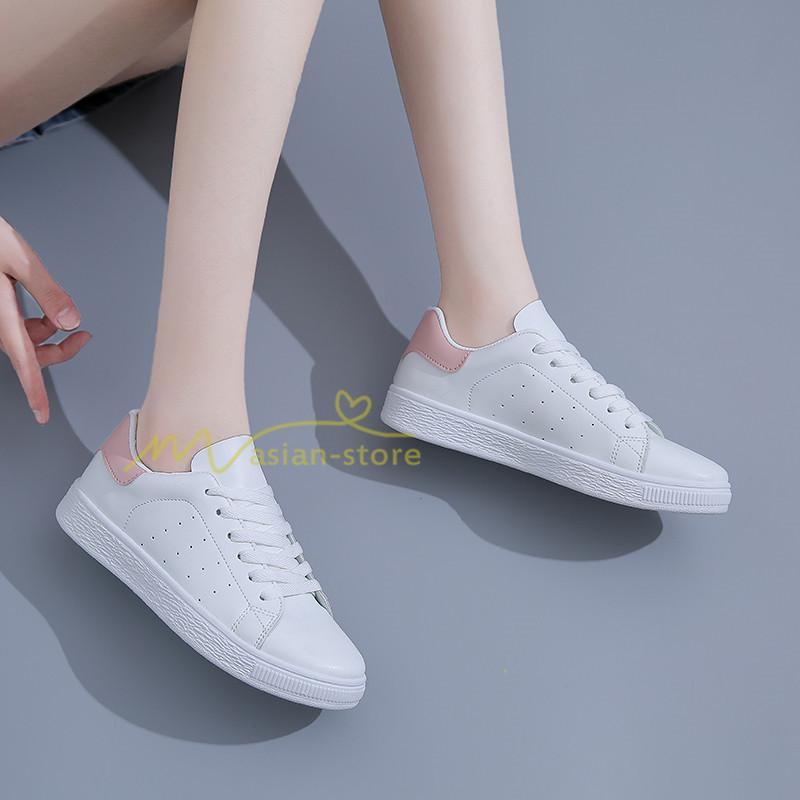 スニーカー | スニーカー レディース レディースシューズ ローカット 靴 フラットシューズ ぺたんこ ウォーキングシューズ Pu革 厚底送料無料 美脚 歩きやすい