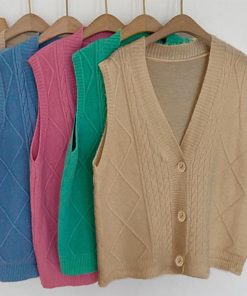 ニット・セーター | Vネック ニットベスト レディース春秋冬