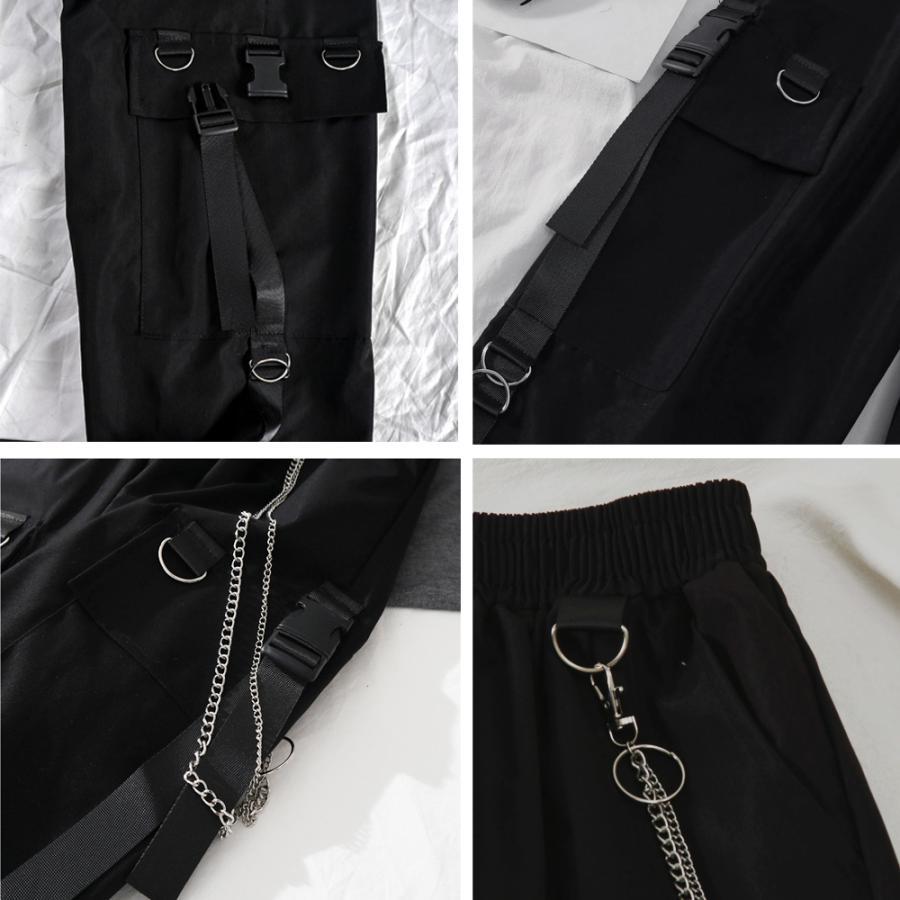 サルエルパンツ | カーゴパンツ チェーン付き ボトムス