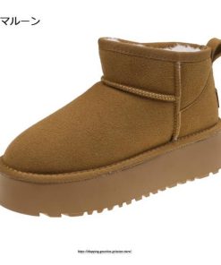 ブーツ | ムートン美脚 脚長 ショート無地 疲れない 靴 保温 レディース 暖かい もこもこ ふわふわ 履きやすい 秋冬 歩きやすい オシャレ 快適 柔らかい