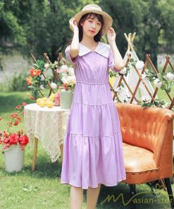 マキシ | ティアードワンピース ワンピース レディース 半袖 5分袖 ハーフスリーブ ロング丈 フレア キレイめ お出かけ 春夏コーデ マキシ丈 ロング丈ワンピース