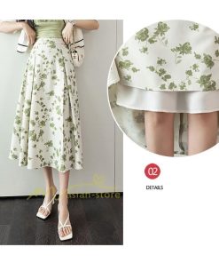 スカート | マキシロング ワイド フレア ゆったり 2トーン 春 夏 秋 冬 体系カバー Aライン フェミニン 着痩せ 20代30代40代 カジュアル デイリー 通勤通学 上品