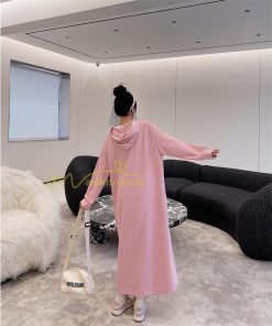 マキシ | スウェットワンピース ロングワンピース スウェット ロングパーカー ゆったり パーカーワンピース 体型カバー 大きいサイズ かわいい 50代 秋冬 20代30代 大人