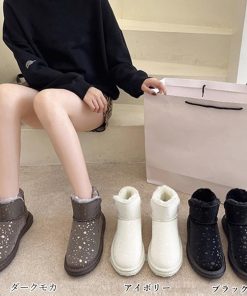 ムートンブーツ | 裏起毛 ショートブーツ