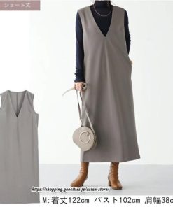 マキシ | ロングワンピース ワンピース レディース タンクワンピース ライトコーデュロイ ジャンパースカート 大人 シンプル 可愛い 春 重ね着 秋冬 40代 30代 ミモレ丈