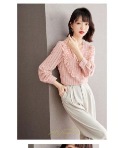 シャツ・ブラウス | ブラウス シャツ レディース トップス ピンク 可愛い レース フォーマル オフィス カジュアル 入学式 入園式 卒業式 卒園式 結婚式 ママ 秋 母 春 冬 通勤