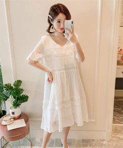 ワンピース | マタニティマタニティ レディース 体型カバー 半袖 産前産後 膝丈 普段着 Aライン マタニティウェア ママ ひざ丈 授乳口なし ワンピ