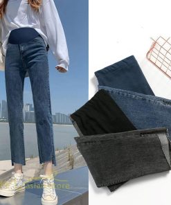 パンツ レギンス | ジーンズ マタニティパンツ レディース ジーンズ 着痩せ 春 秋 新作 妊婦服 産前 大きいサイズ 無地 上品 ９分丈 大人 ウエスト調整 マタニティウェア パンツ