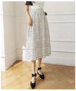 スカート | ロング丈フレアウエストゴム レディース 春夏 体型カバー 大人 20代 30代 40代 OL ママ 母 通勤通学 フェミニン 着痩せ デイリー お出かけ カジュアル