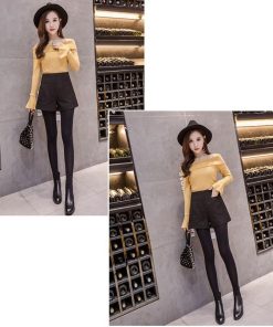 ショートパンツ | レディース 秋物 無地 可愛い パンツ ボトムス 秋冬 ショート丈 20代30代 40代50代 大人 女っぽい