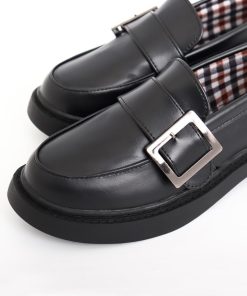 ショートブーツ | 疲れない ローファーシューズ レディース 韓国風 厚底 シンプル 可愛い 履きやすい ローヒール