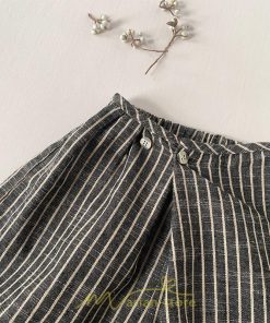 衣装 服 | 子供服 長ズボン ロングパンツ 子ども服 こども服 キッズ ベビー ボーダー柄 男の子 女の子 ズボン パンツ ボトムス 上品 綿麻 秋 カジュアル 春 可愛い