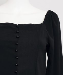 ワンピース | スクエアネック レディース黒