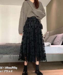 フレアスカート | チュールスカート 春秋夏冬 2層チュール